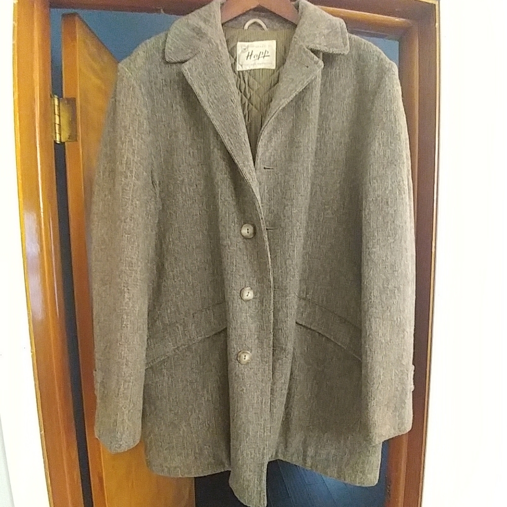 Happ 100% Wool Overcoat